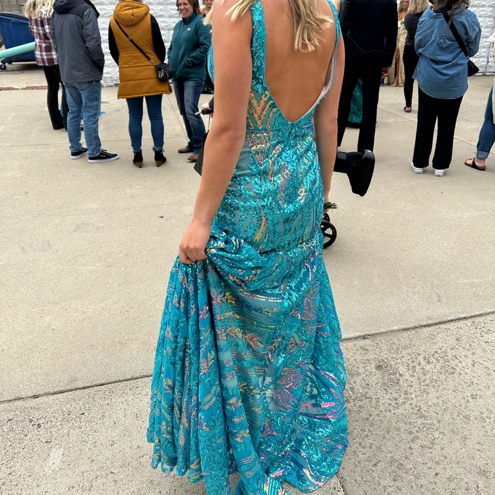 Blue Jovani Prom Dress
